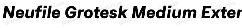 Neufile Grotesk Medium Extended Ita字体转换